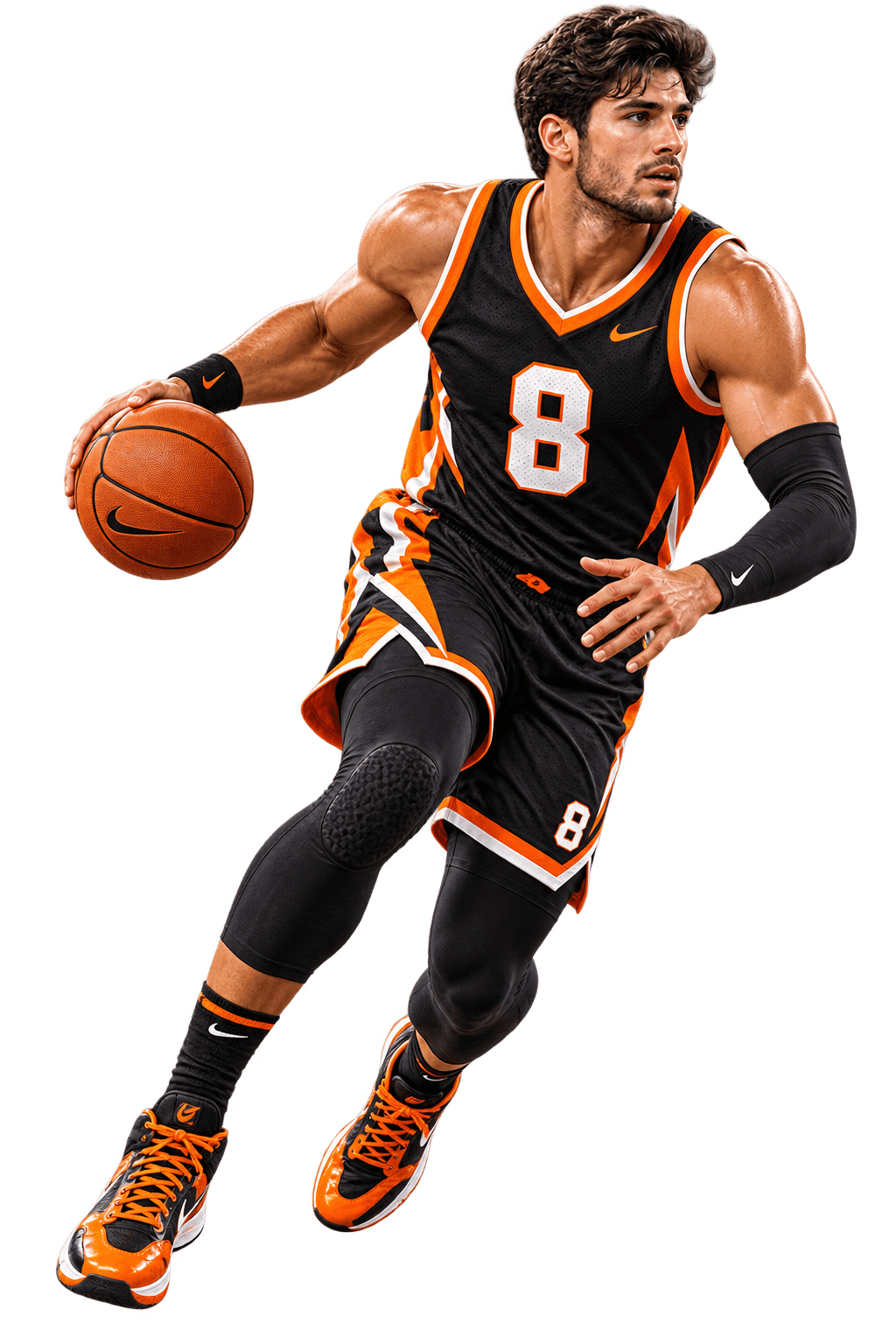 Custom basketball jersey manufactured by RYX Apparel